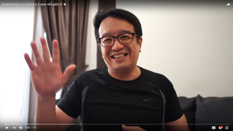 Keep things so simple a 5 year old gets it!